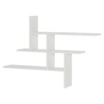 Ράφι τοίχου Germen άσπρη μελαμίνη 118x20x82cm ed7100 - Image 3