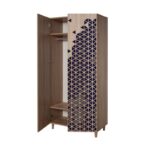 Ντουλάπα Two 90x52x192cm μελαμίνη oak ed7101 - Image 4