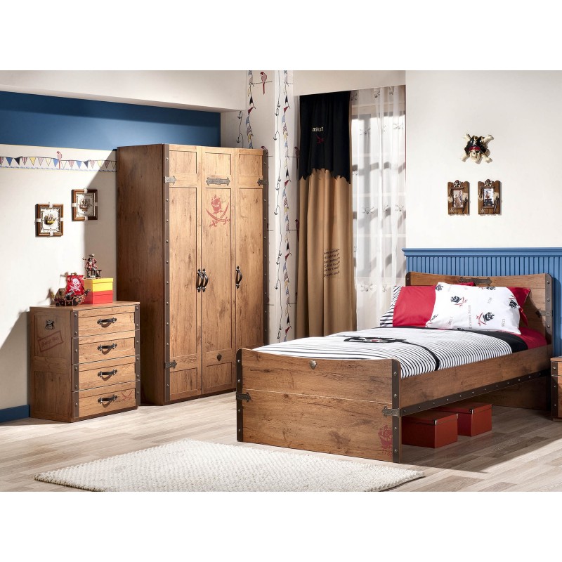 7110_0-800x800 Συρταριέρα Pirata 67x48x82cm μοριοσανίδα ed7110 - Image 1