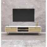 Έπιπλο τηλεόρασης Kraf 180x40x50cm μελαμίνη ed7123