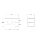 Γραφείο Casta ανθρακί χρώμα μελαμίνη 120x60x74cm ed7133 - Image 2