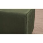 Σκαμπό Daisy πράσινο ξύλινα πόδια 40x40x40εκ ed7140 - Image 3