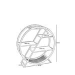 Βοηθητικό τραπεζάκι Ruota ξύλο 90x28x90cm ed7146 - Image 2