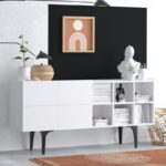 Μπουφέ Alphabeto λευκό μελαμίνης 150Χ40Χ75 ed7172 - Image 5