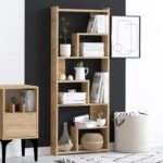 Βιβλιοθήκη Megg δρυς μελαμίνη 60x15x150εκ ed7174 - Image 4