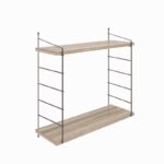 Ράφι τοίχου Armoni καφέ μελαμίνη 72x58x20cm ed7175 - Image 3