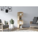 Βιβλιοθήκη Alin Sapphire δρυς μελαμίνη 25x27x95εκ ed7177