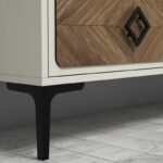 Έπιπλο τηλεόρασης Samba κρεμ 180x35x52cm ed7213 - Image 3