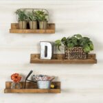 Ραφιέρα Raf καρυδί ξύλο 60x8x15εκ ed7214