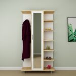 Έπιπλο είσοδου Eyll δρυς μελαμίνη 100x35x180εκ ed7215