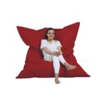 Πουφ Giant Cushion 140x180 αδιάβροχο ύφασμα κόκκινο ed7226