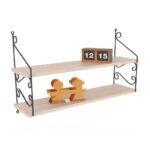 Ραφιέρα Seramoni δρυς μαύρο μελαμίνη 72x20x51εκ ed7235 - Image 4