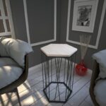 Βοηθητικό τραπέζι Cita oak 40x35x62cm ed7240 - Image 5