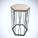 Βοηθητικό τραπέζι Cita oak 40x35x62cm ed7240 - Image 3