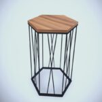 Βοηθητικό τραπέζι Cita καρυδί 40x35x62cm ed7241 - Image 3