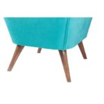 Σκαμπώ Buena 57x45cm Turquoise ed7253 - Image 3