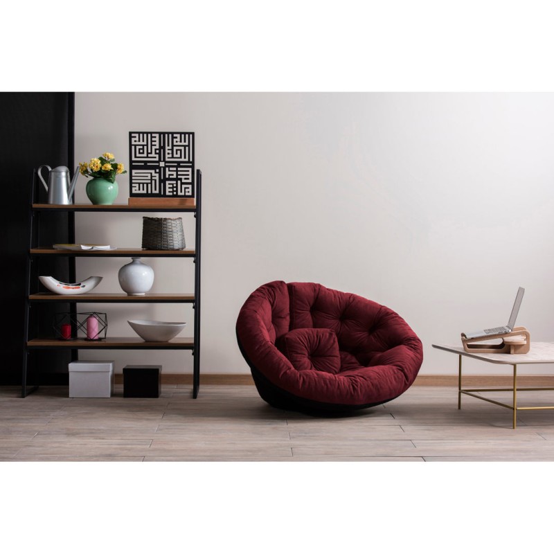 7282_0-800x800 Πολυθρόνα Kiku κεραμιδί ύφασμα 70x56cm ed7282 - Image 1