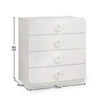 Συρταριέρα Babini 77x41x80cm μελαμίνη ed7295 - Image 4