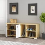 Έπιπλο εισόδου Sarandone Sapphire άσπρο μελαμίνη 120x31 4x51 6εκ ed7308 - Image 5