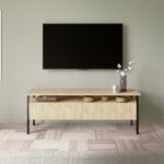 Έπιπλο τηλεόρασης Tuana 140x35x50cm μελαμίνη ed7323 - Image 4