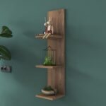 Ραφιέρα Μal καρυδί μελαμίνη 22 1x20 3x90εκ ed7331