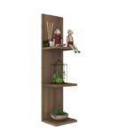 Ραφιέρα Μal καρυδί μελαμίνη 22 1x20 3x90εκ ed7331 - Image 5