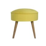 Σκαμπώ Boyce μουσταρδί 45x45x41cm ξύλο ύφασμα ed7334 - Image 5