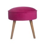 Σκαμπώ Boyce μωβ 45x45x41cm ξύλο ύφασμα ed7335 - Image 5