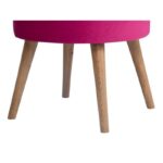 Σκαμπώ Boyce μωβ 45x45x41cm ξύλο ύφασμα ed7335 - Image 3