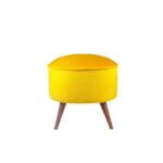 Σκαμπώ Buena 45x43cm κίτρινο ed7337 - Image 5