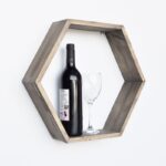 Ραφιέρα τοίχου Avra 47x37cm ξύλινη ed7375