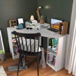 Γραφείο Follia λευκό μελαμίνη 120x76 8x90cm ed7378