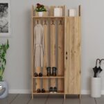 Έπιπλο εισόδου Pro Atlantic Pine μελαμίνη 93 3x33 5x180εκ ed7390