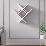 Ραφιέρα Valle άσπρο μελαμίνη 75x22x78εκ ed7407