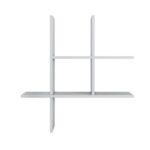 Ραφιέρα Valle άσπρο μελαμίνη 75x22x78εκ ed7407 - Image 5