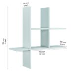 Ραφιέρα Valle άσπρο μελαμίνη 75x22x78εκ ed7407 - Image 3