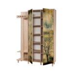 Έπιπλο εισόδου Garmanto δρυς μελαμίνη 135x36x194εκ ed740 - Image 4