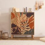 Ντουλάπι Palm δρυς μελαμίνη 95x36x111εκ ed7414