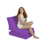 Πουφ Siesta Sofa Bed αδιάβροχο ύφασμα μωβ 40x55cm ed7418 - Image 2