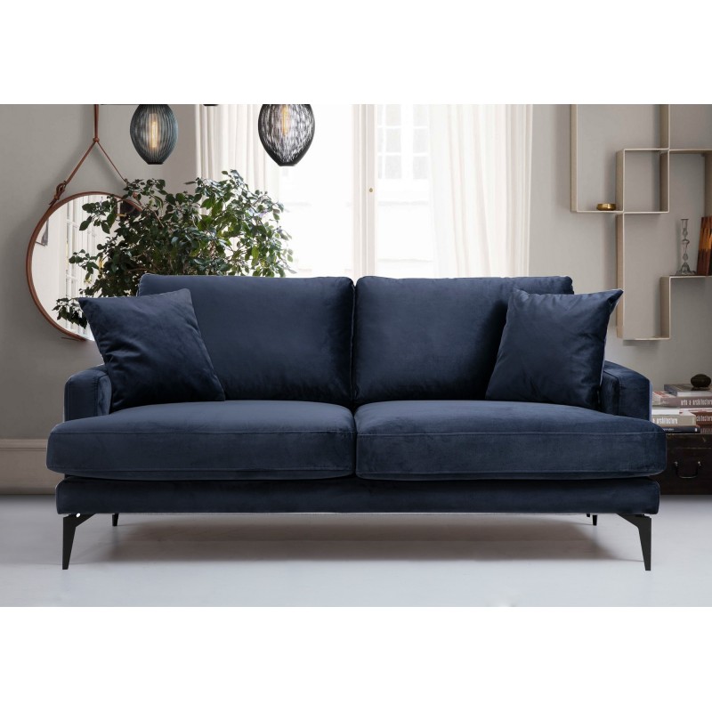 741_0-800x800 Καναπές διθέσιος Carta Navy Blue χρώμα 175x90x88cm ed741 - Image 1