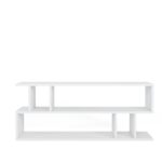 Έπιπλο τηλεόρασης Piramide άσπρο 120x35 2x49 5cm ed7425 - Image 4