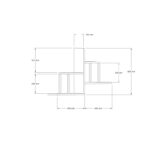 Ράφι τοίχου Diana άσπρη μελαμίνη 60x20x90cm ed7438 - Image 2