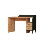 Γραφείο Stella Atlantic Pine μαύρο 120x55x82cm ed7442 - Image 4