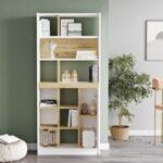 Βιβλιοθήκη Lave 75 6x25x170cm μελαμίνη ed744 - Image 5