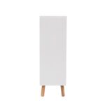 Ντουλάπι Daisy άσπρο σκούρο μπλε μελαμίνη 95x36x111εκ ed7456 - Image 3