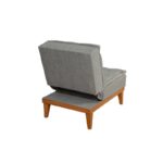 Πολυθρόνα Foco Berjer γκρι 62x80x82cm ed7459 - Image 4