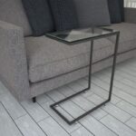 Βοηθητικό τραπέζι Calais glass 46x26x62cm ed7476 - Image 5