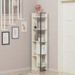 Βιβλιοθήκη Sembol άσπρο μελαμίνη 40x23x160εκ ed7485