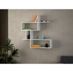 Ραφιέρα Montera άσπρο μελαμίνη 107 6x22x107 2εκ ed7487