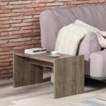 Βοηθητικό τραπέζι Apollon καρυδί χρώμα μελαμίνη 63 6x35cm ed7494 - Image 5